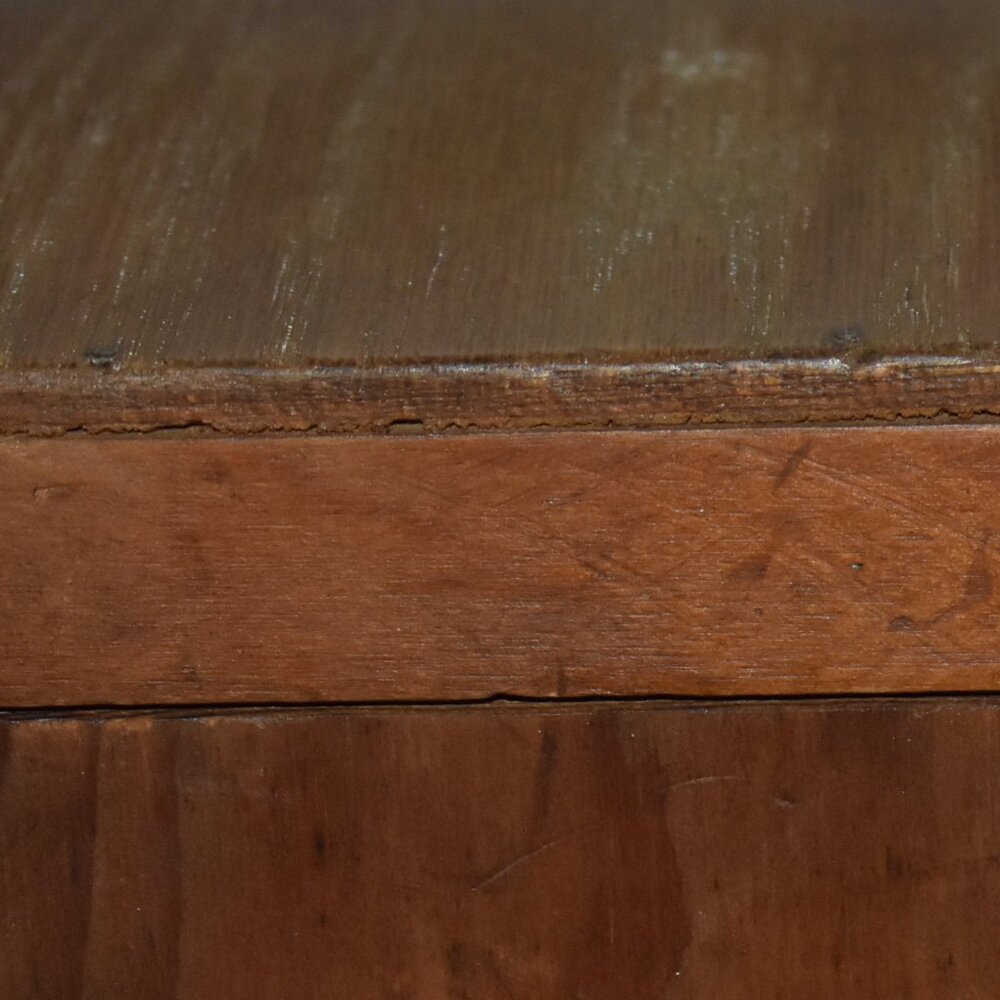Vintage Antique Old Handmade Wood Machinist Chest Tool Box Handle Storage Box - Picture 13 of 14